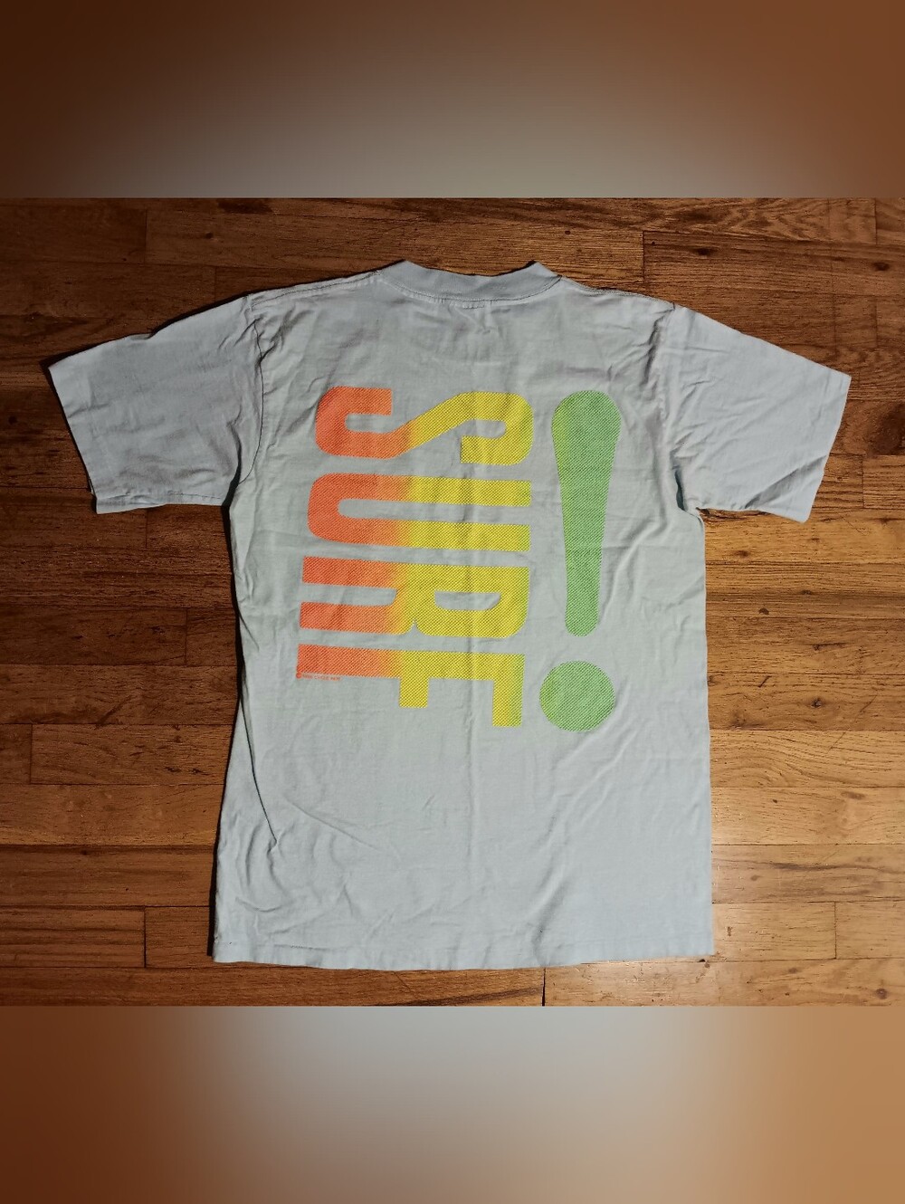 vintage single stitch Hobie t-shirt Surf! Puffy Ink Surfboard Skateboard beach